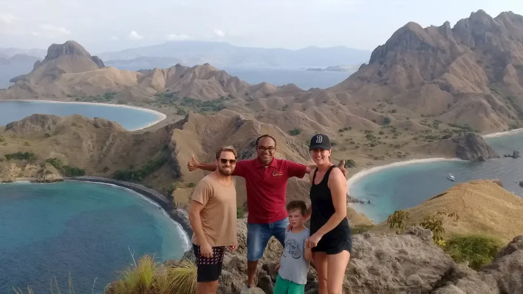 Spectacular view of Padar Island