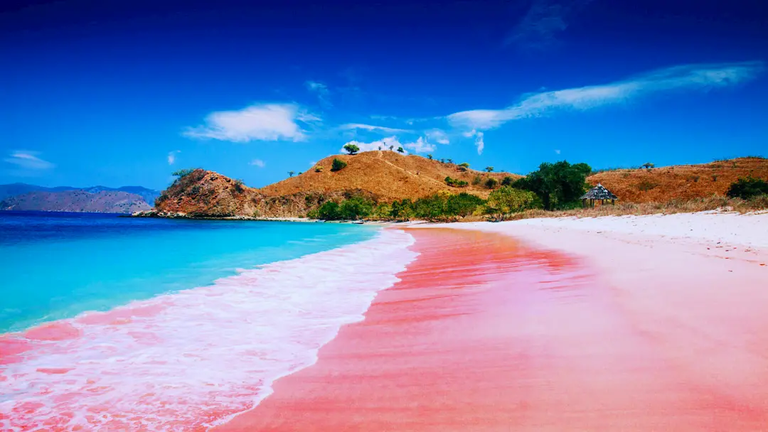 Spectacular pinky beach